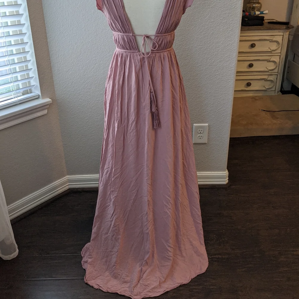 Azazie Blush Bridesmaid Dress Sz A2 - Picture 16 of 16